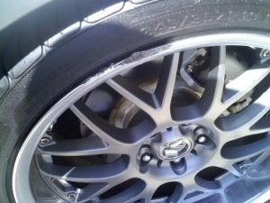 curbed wheel