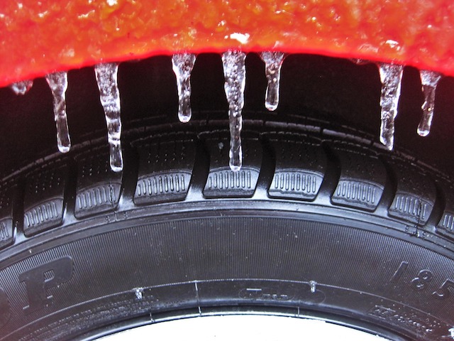 icy Winter tires